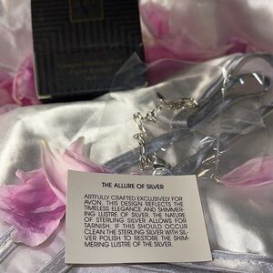 Vintage Avon 1995 Sterling Figaro Sterling Silver (made in Italy) Small Bracelet